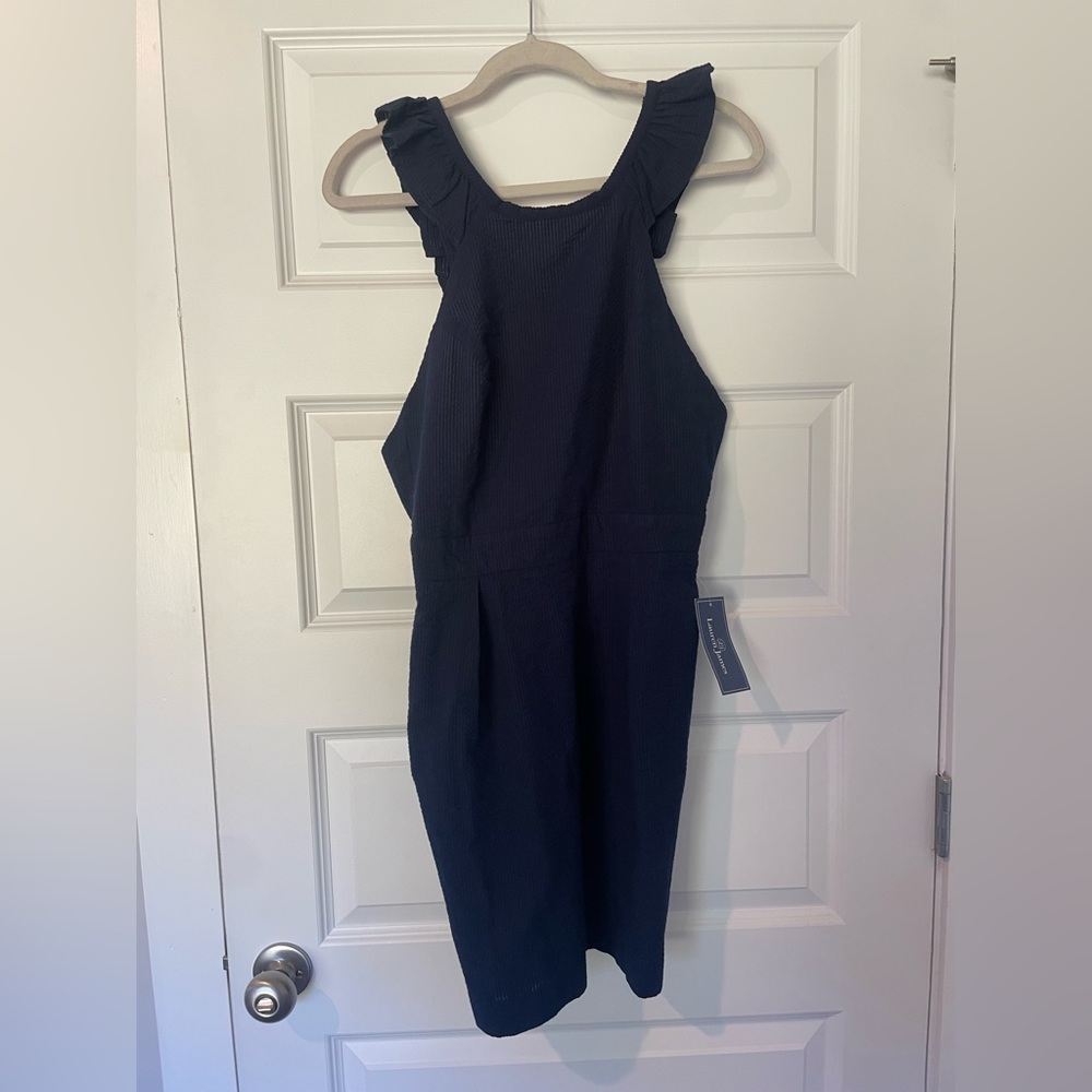 NWT- Lauren James- Claire Dress- Solid Navy- Size Medium